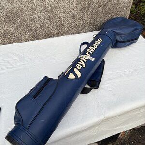 TaylorMade Sunday Golf Carry Stand Range Bag Pencil Blue